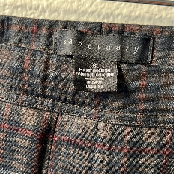 Anthropologie Sanctuary Plaid Leggings - Picture 7 of 9